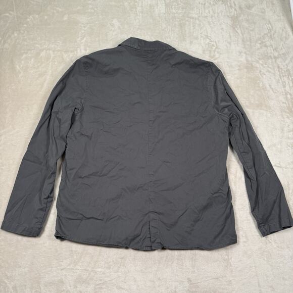 Pact Men's Boulevard Brushed Twill Blazer Gray Organic Cotton Size Large - Picture 5 of 10